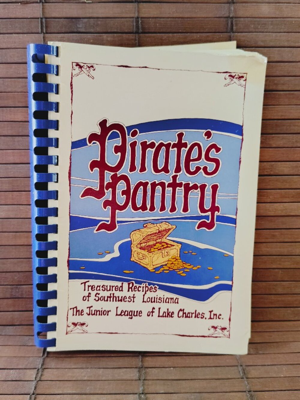 Pirate's Pantry Treasured Recipes Of Southwest Louisiana Spiral Bound Cookbook